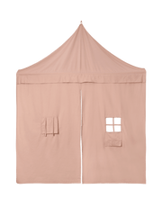Rideau d’angle en coton recyclé rose Settle - Ferm Living - The Cool Republic