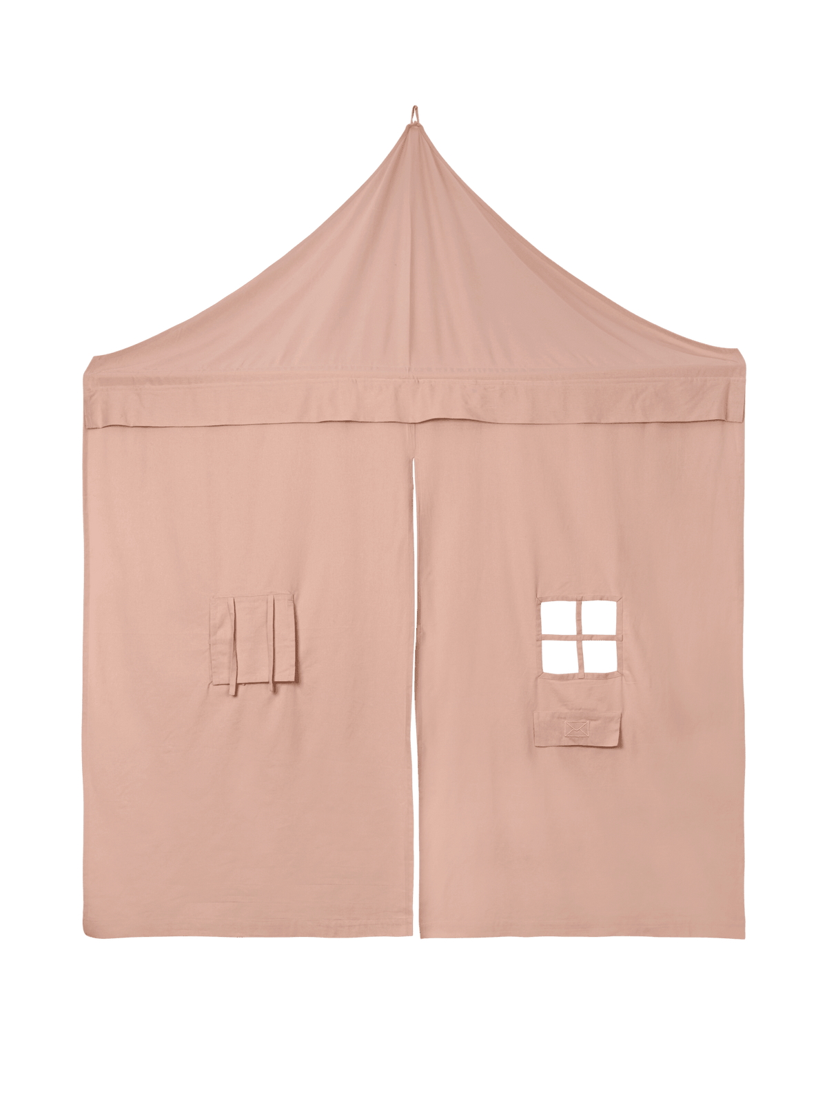 Rideau d’angle en coton recyclé rose Settle - Ferm Living - The Cool Republic