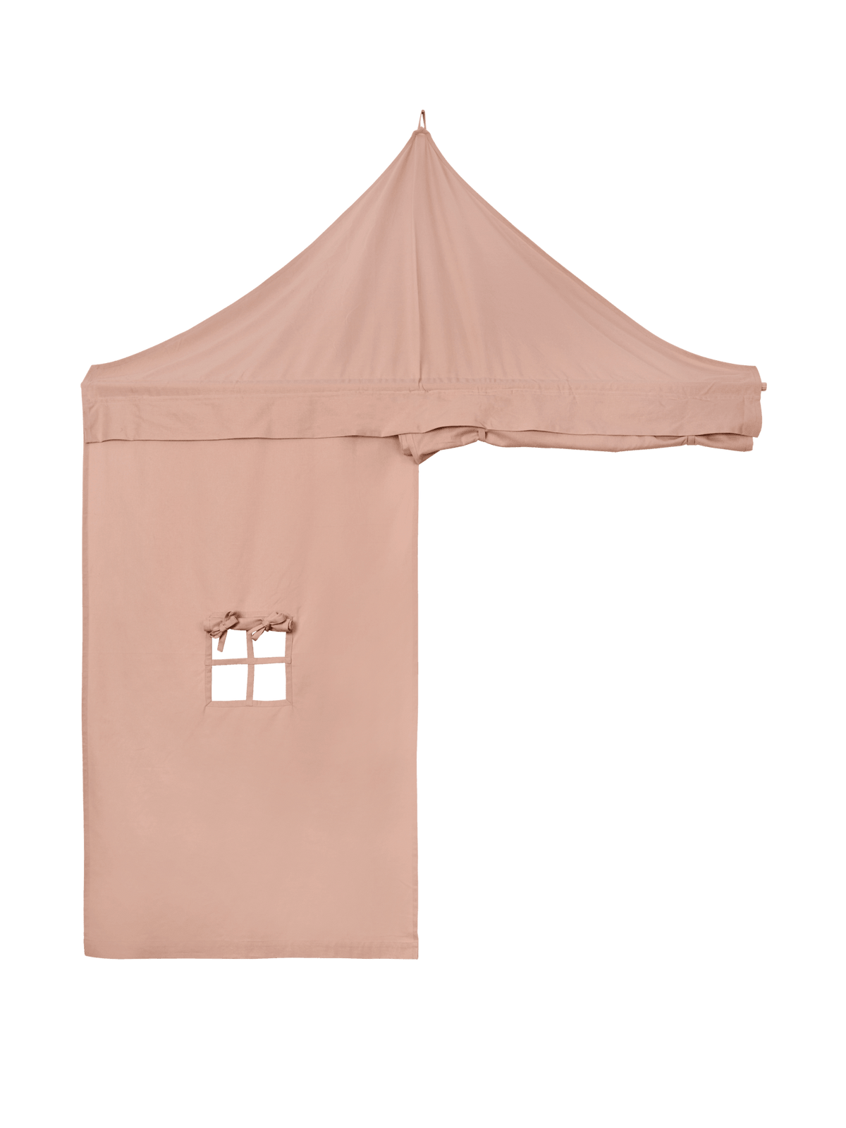 Rideau d’angle en coton recyclé rose Settle - Ferm Living - The Cool Republic