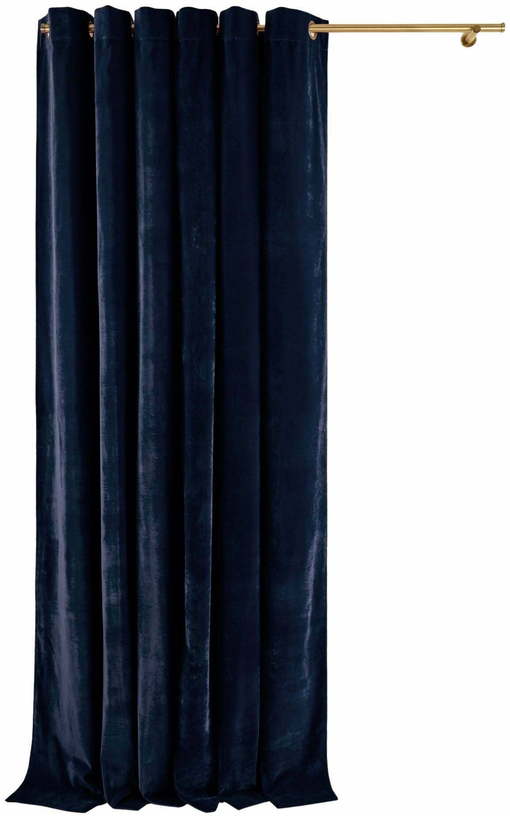 Rideau en velours bleu 137x350 Dario - Madura - The Cool Republic