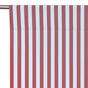 Rideau en voile de coton à rayures rouge et bleu 140 x 280 x 1 cm Wendy - Nobodinoz - The Cool Republic