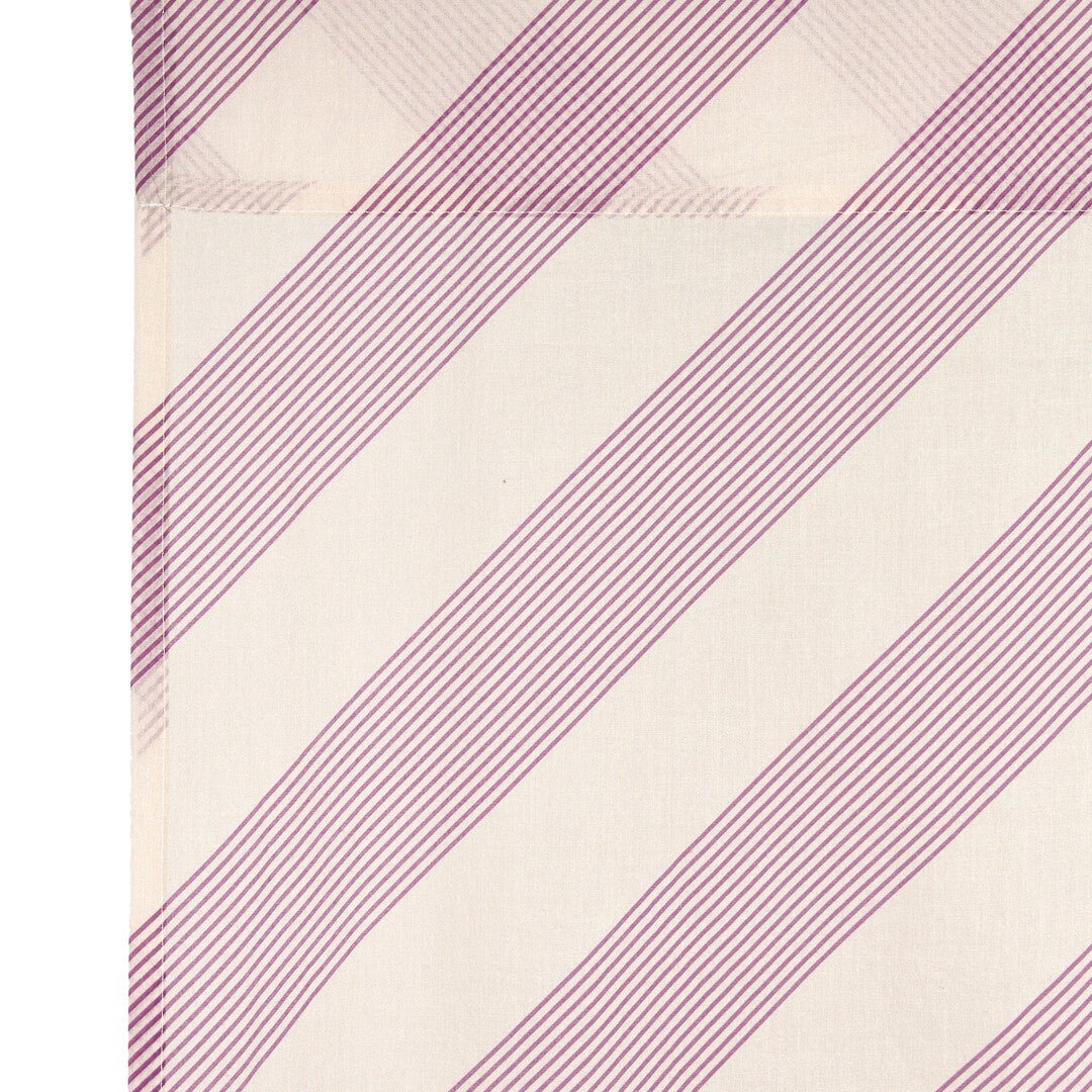 Rideau en voile de coton à rayures violet lilas 140 x 280 x 1 cm Wendy - Nobodinoz - The Cool Republic