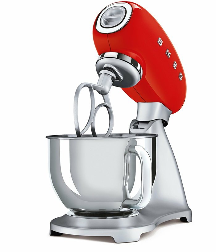 Robot sur socle rouge Années 50 - Smeg - The Cool Republic