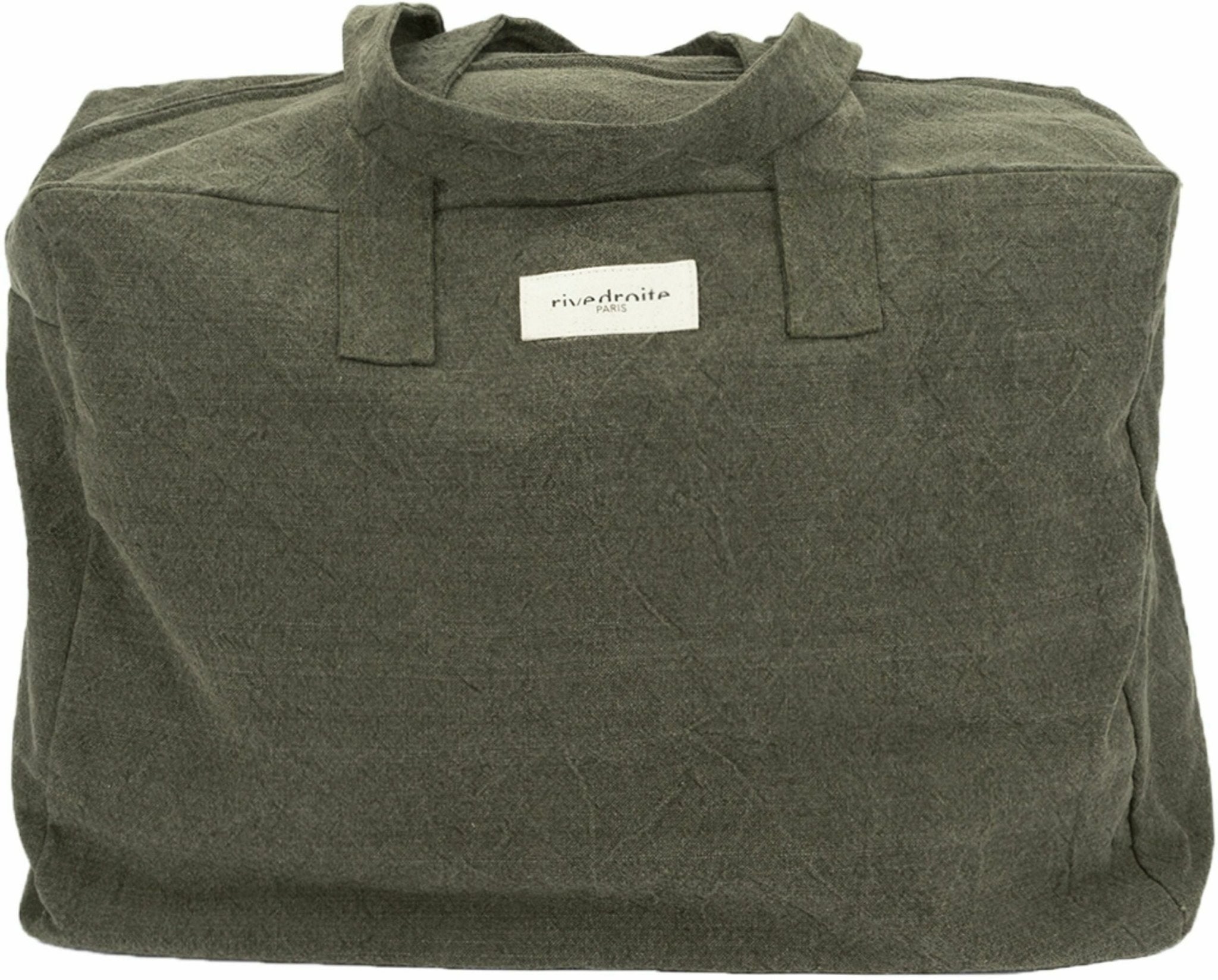 Sac 24H kaki en coton recyclé Célestins - Rive Droite Paris - The Cool Republic