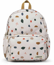 Sac à dos geometric foggy mix blanc James - Liewood - The Cool Republic