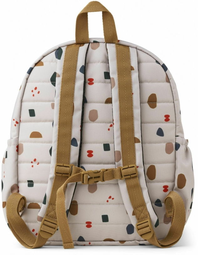 Sac à dos geometric foggy mix blanc James - Liewood - The Cool Republic