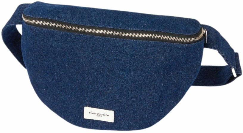 Sac banane denim brut Custine XL - Rive Droite Paris - The Cool Republic