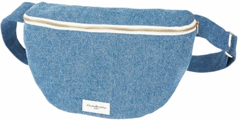 Sac banane denim clair Custine XL - Rive Droite Paris - The Cool Republic