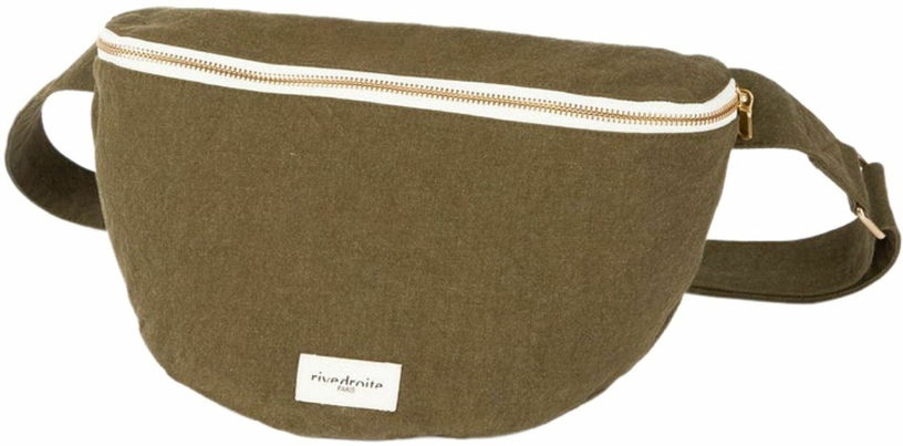 Sac banane kaki Custine XL - Rive Droite Paris - The Cool Republic