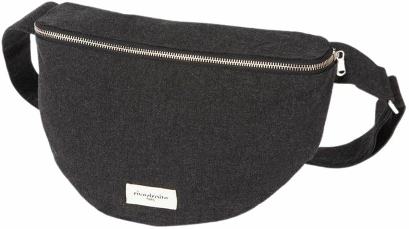 Sac banane noir Custine XL - Rive Droite Paris - The Cool Republic