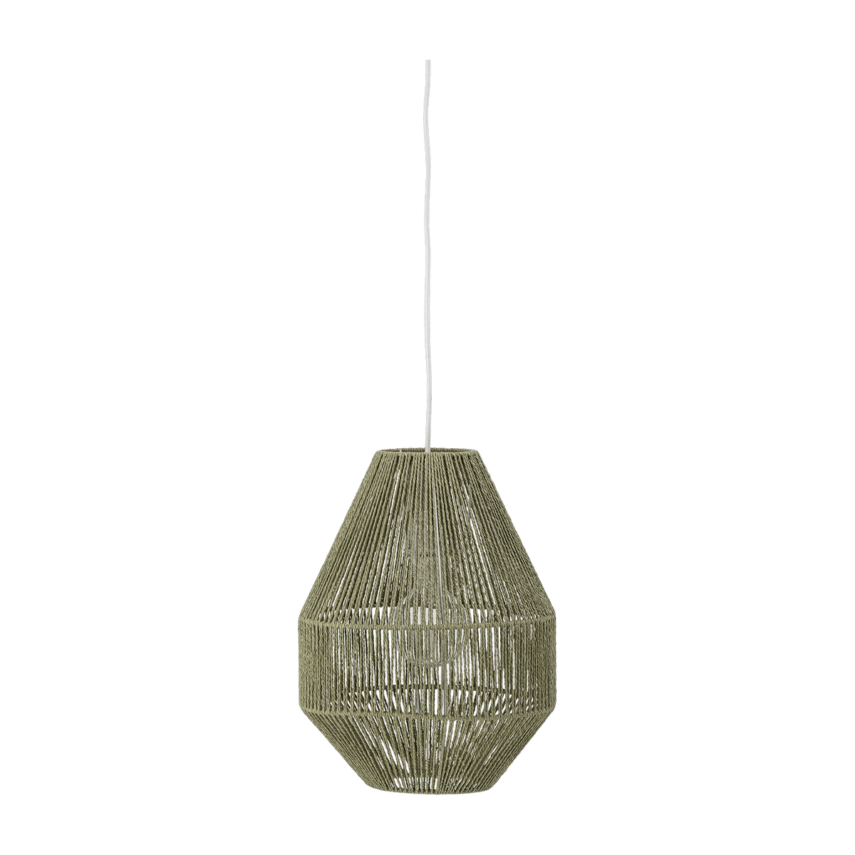 Sacco Lampe À Suspension Verte Papier - Bloomingville - The Cool Republic