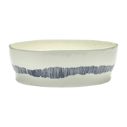 Saladier blanc 27,5 x 9,5 cm Stripes Feast - Serax - The Cool Republic