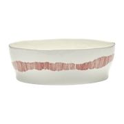 Saladier blanc avec motif rouge Feast - Serax - The Cool Republic