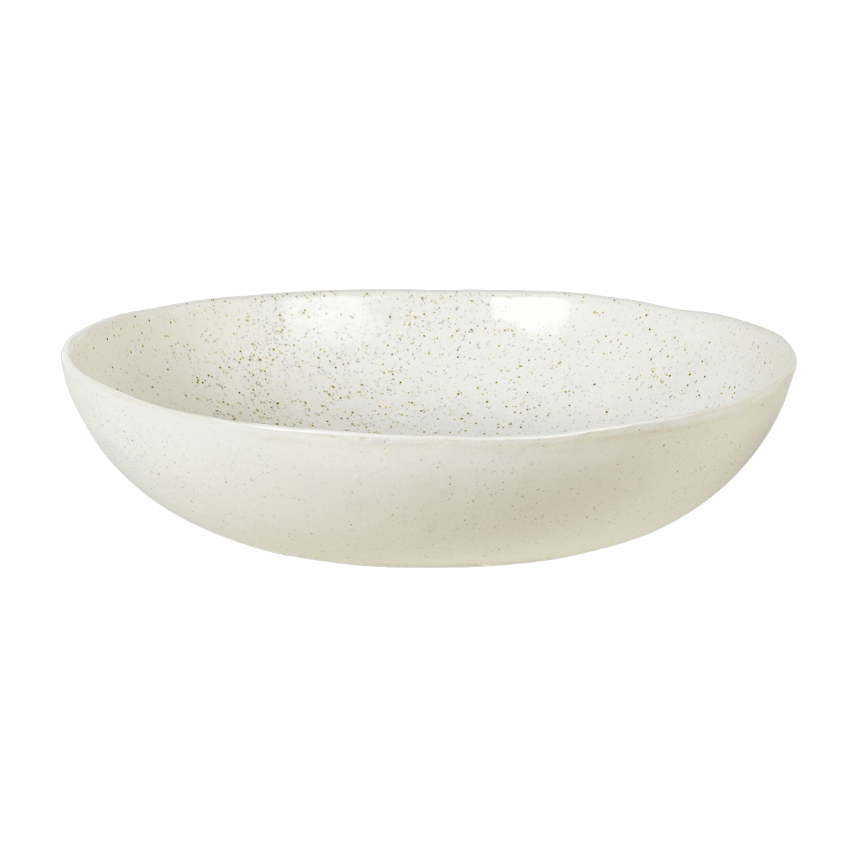 Saladier en grès crème 34,5 cm Nordic Vanilla - Broste Copenhagen - The Cool Republic