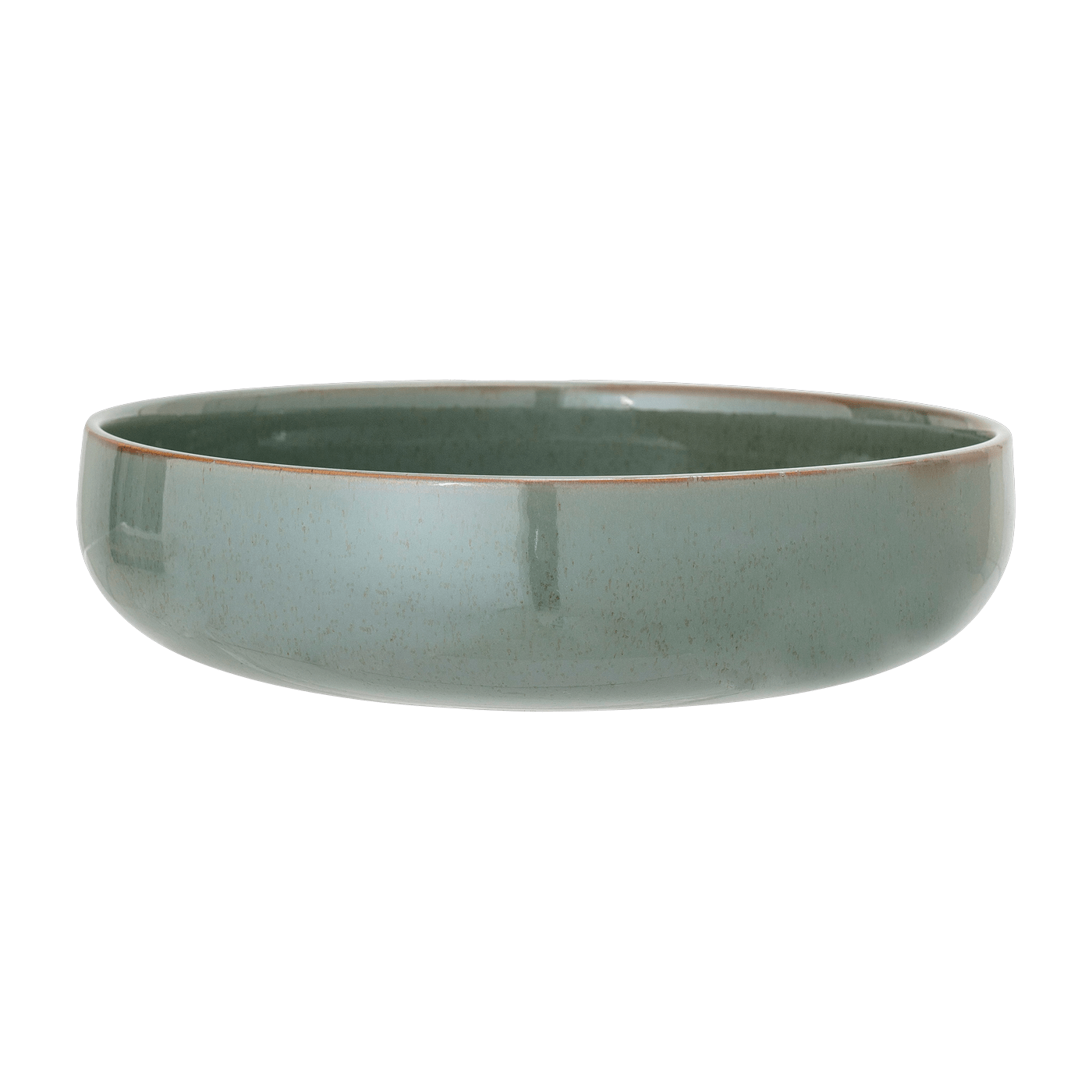 Saladier en grès vert 28,5 cm Pixie - Bloomingville - The Cool Republic