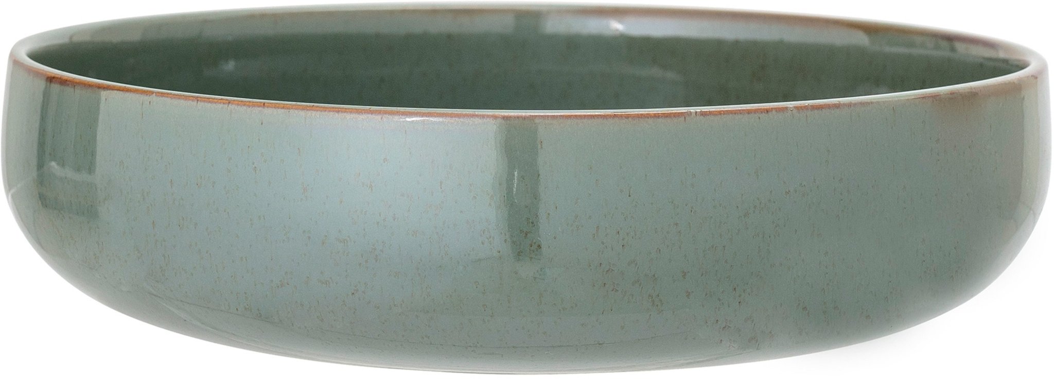 Saladier en grès vert 28,5 cm Pixie - Bloomingville - The Cool Republic