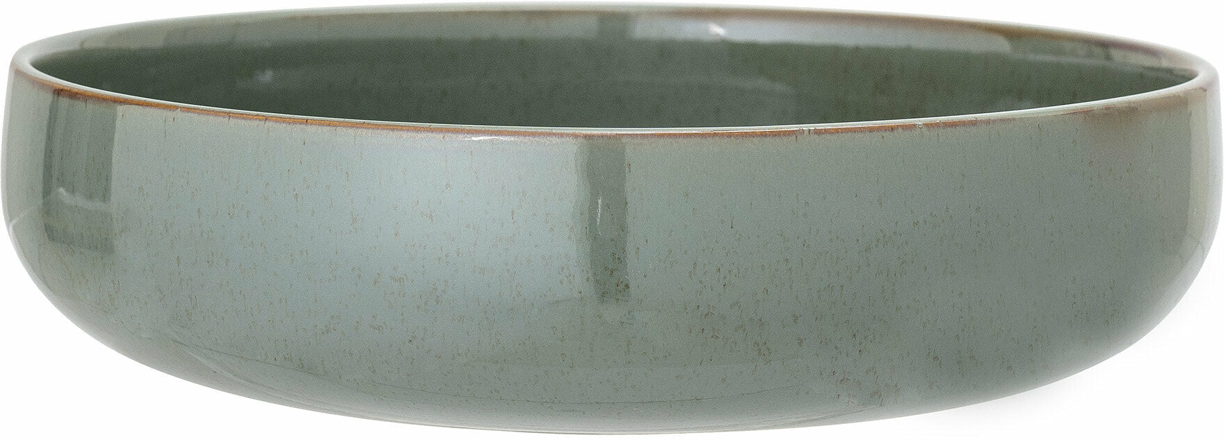 Saladier en grès vert 28,5 cm Pixie - Bloomingville - The Cool Republic