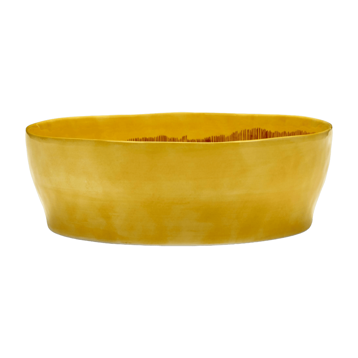 Saladier jaune 27,5 x 9,5 cm Stripes Feast - Serax - The Cool Republic