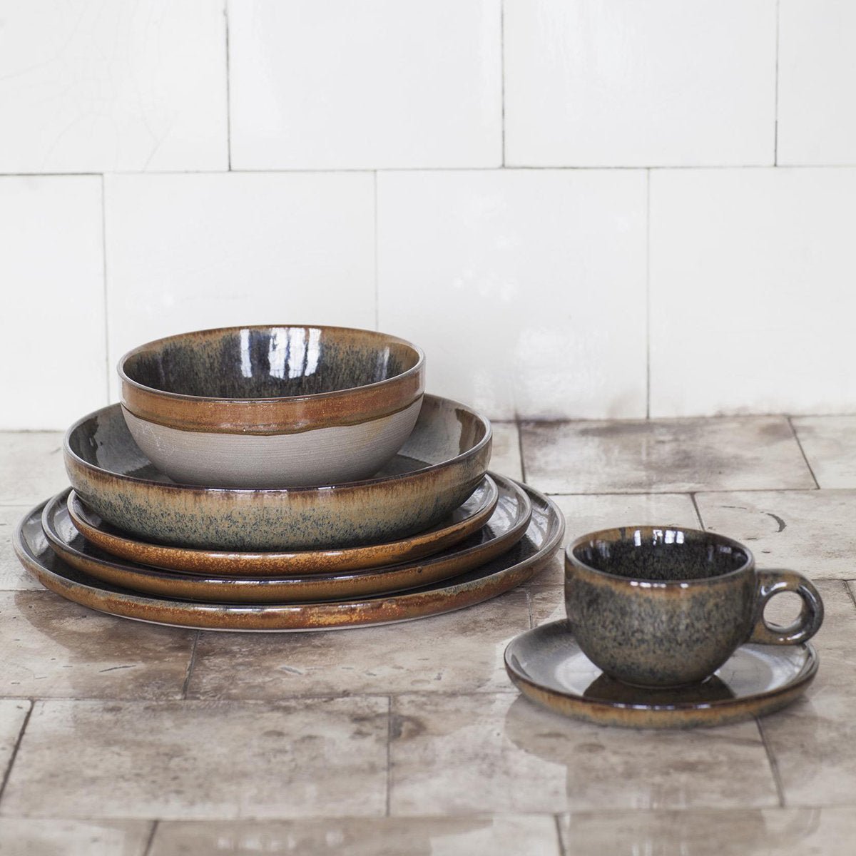 Saladier marron Surface - Serax - The Cool Republic