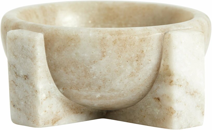 Salière de table en marbre marron Merian - Nordal - The Cool Republic