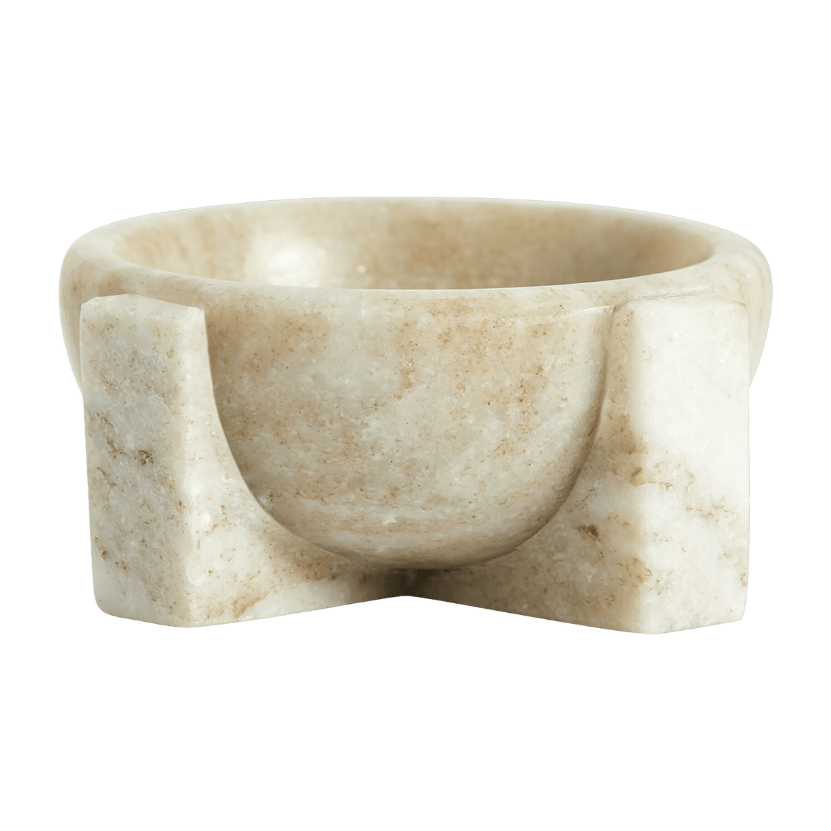 Merian brown salt shaker marbre - Nordal - The Cool Republic