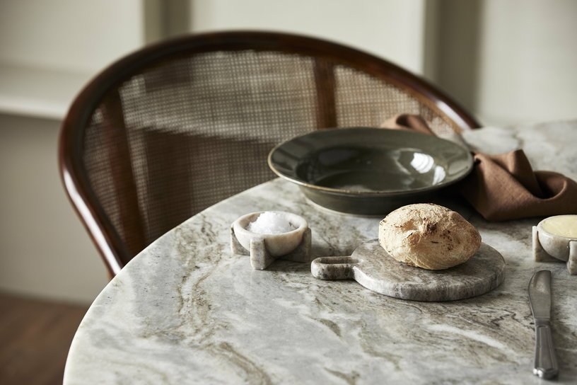 Salière de table en marbre marron Merian - Nordal - The Cool Republic