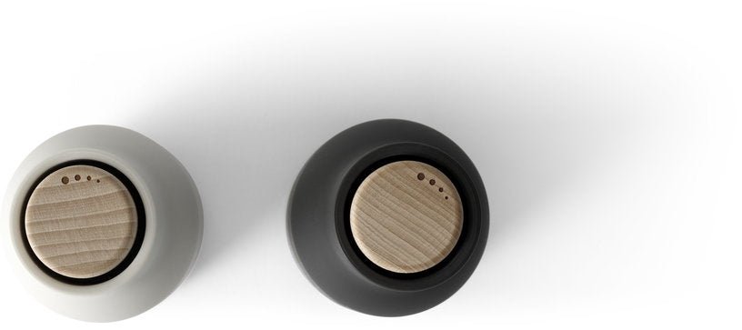 Salière et Moulin à poivre noir et blanc Grinder - Audo - The Cool Republic