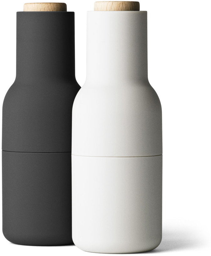 Salière et Moulin à poivre noir et blanc Grinder - Audo - The Cool Republic