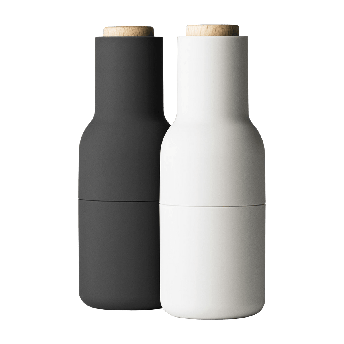 Salière et Moulin à poivre noir et blanc Grinder - Audo - The Cool Republic