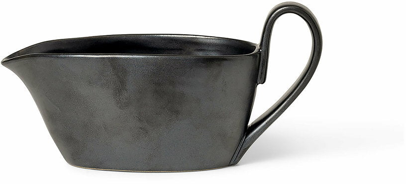 Saucière en porcelaine noire Flow - Ferm Living - The Cool Republic