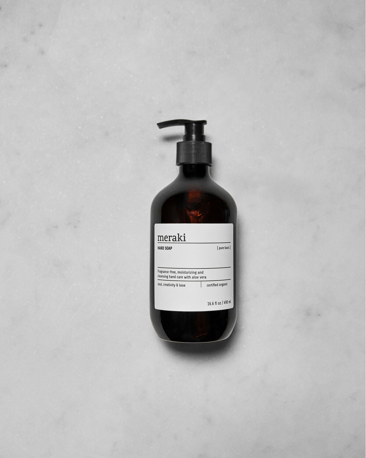 Savon pour les mains pure basic 490ml - Meraki - The Cool Republic