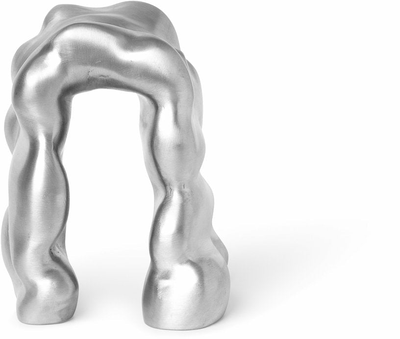 Sculpture en aluminium brossé 14,3 x 18,5 x 10,4 cm Morf - Ferm Living - The Cool Republic