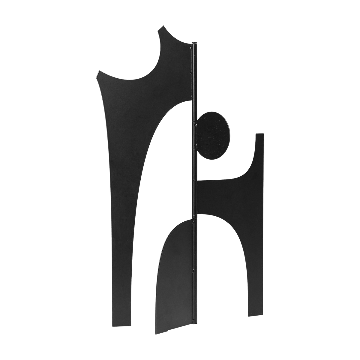 Black iron sculpture 20x18x42, 7cm Contour Piece - Ferm Living - The Cool Republic