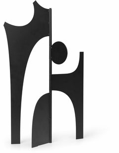 Sculpture en fer noir 20x18x42,7cm Contour Piece - Ferm Living - The Cool Republic