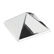 Sculpture miroir murale en acrylique transparent 1 Pyramid - Verpan - The Cool Republic