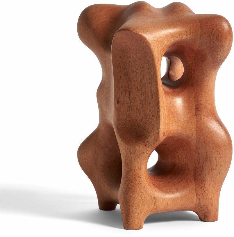 Sculpture Natural Organic en acajou - Ethnicraft Accessories - The Cool Republic