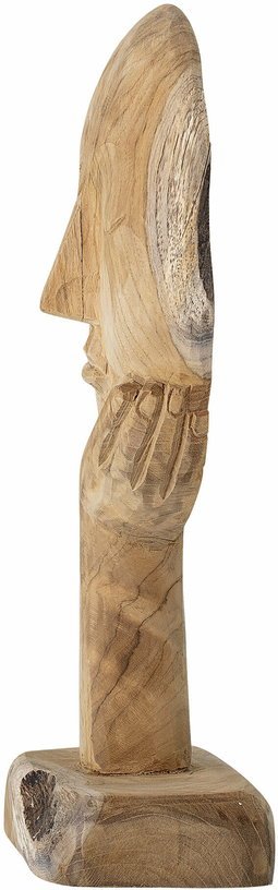 Sculpture tête en bois recyclé - Bloomingville - The Cool Republic