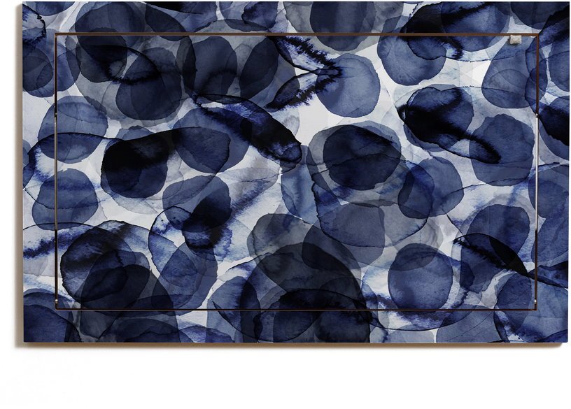 Secrétaire mural Fläpps 80 x 50 cm Bubbles Indigo - Ambivalenz - The Cool Republic