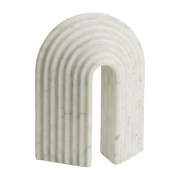 Serre-livres en marbre blanc 14 x 18 cm Ferro - Nordal - The Cool Republic