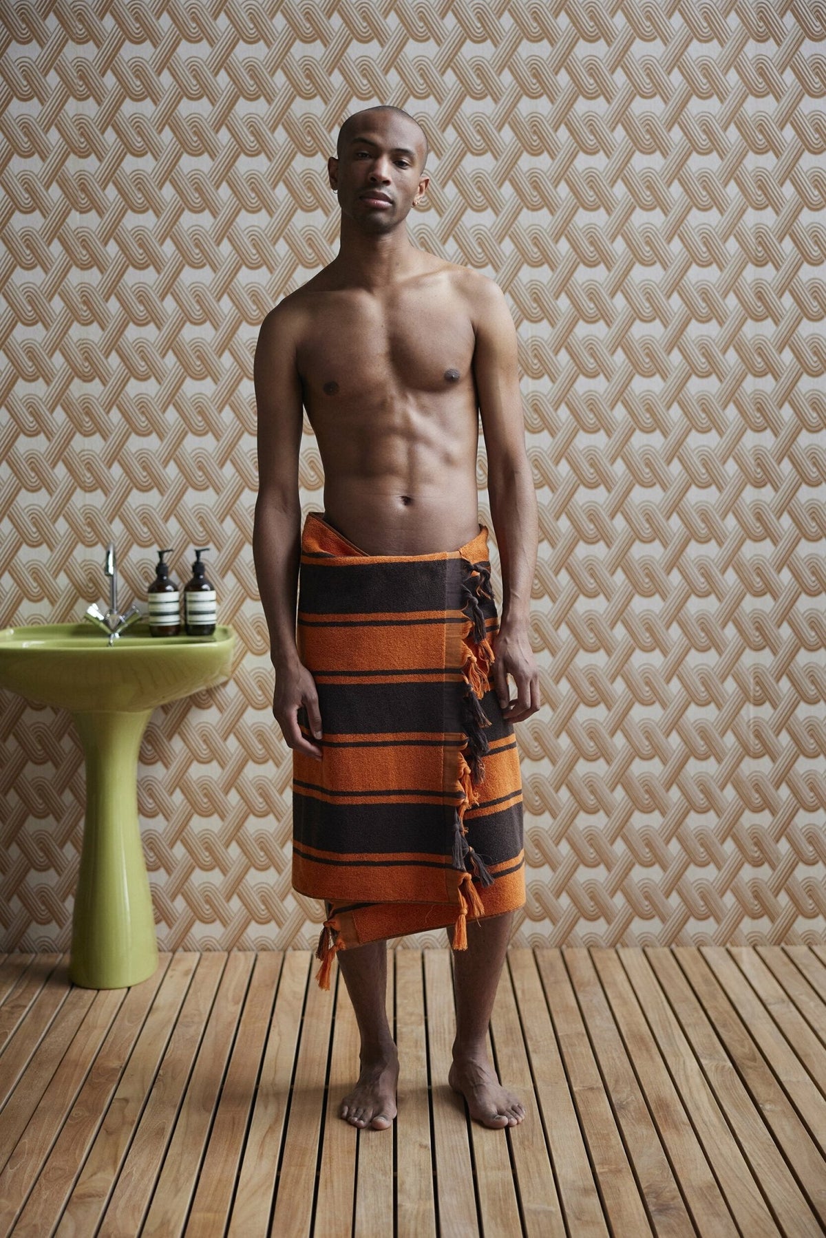 Serviette de bain 1976 (70X140Cm) - HKLIVING - The Cool Republic