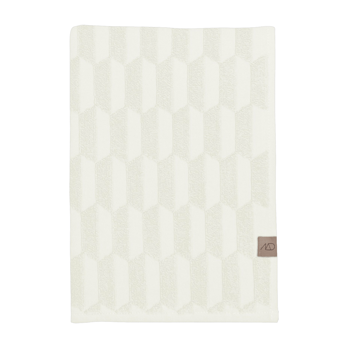 Serviette de bain blanc cassé 50 x 95 cm Geo - Mette Ditmer - The Cool Republic