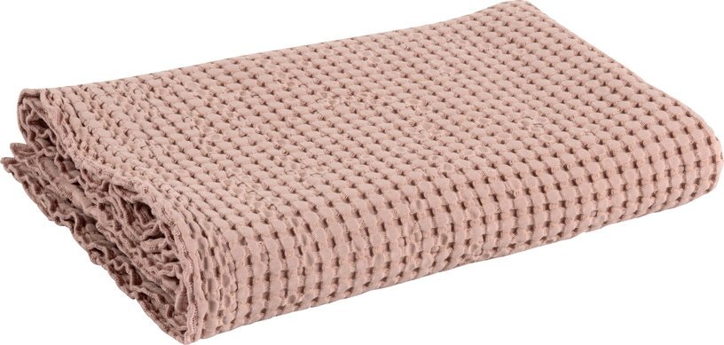 Serviette de bain L grand gaufrage vieux rose 100 x 150 cm - The Cool Republic - The Cool Republic