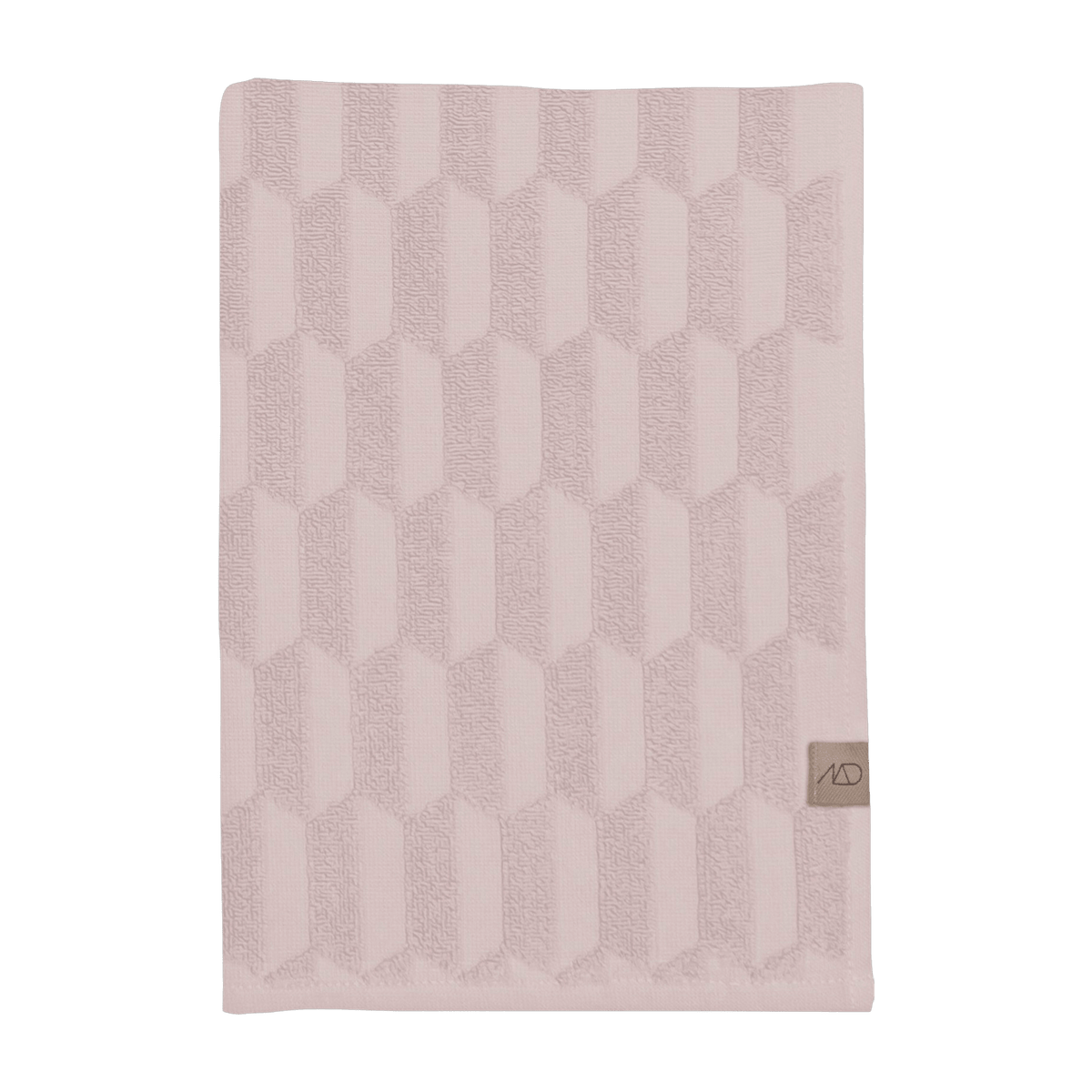 Serviette de bain rose 50 x 95 cm Geo - Mette Ditmer - The Cool Republic