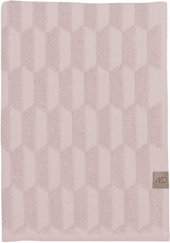 Serviette de bain rose 70 x 133 cm Geo - Mette Ditmer - The Cool Republic