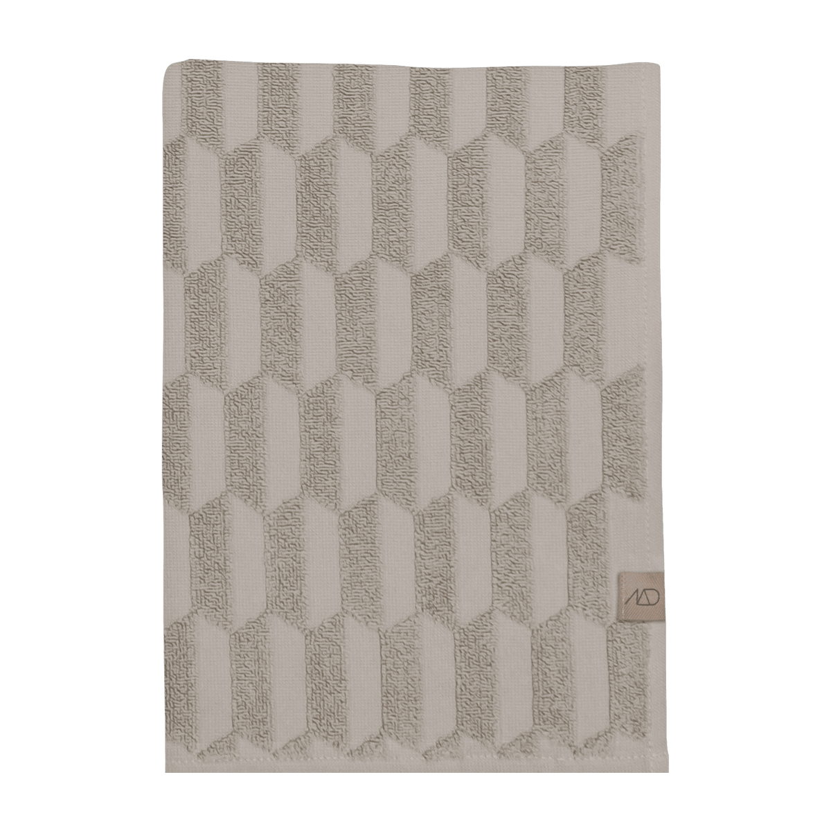 Serviette de bain sable 50 x 95 cm Geo - Mette Ditmer - The Cool Republic