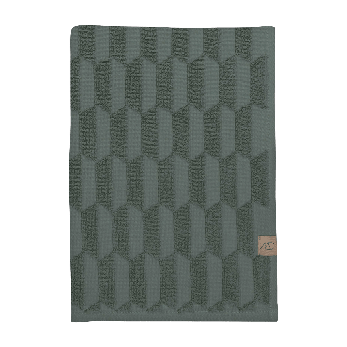 Serviette de bain vert pin 50 x 95 cm Geo - Mette Ditmer - The Cool Republic