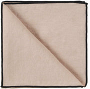 Serviette De Table Carlina Rose Et Bourdon Noir - Madura - The Cool Republic