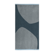 Serviette de toilette bleu ardoise 50 x 95 cm Rock - Mette Ditmer - The Cool Republic