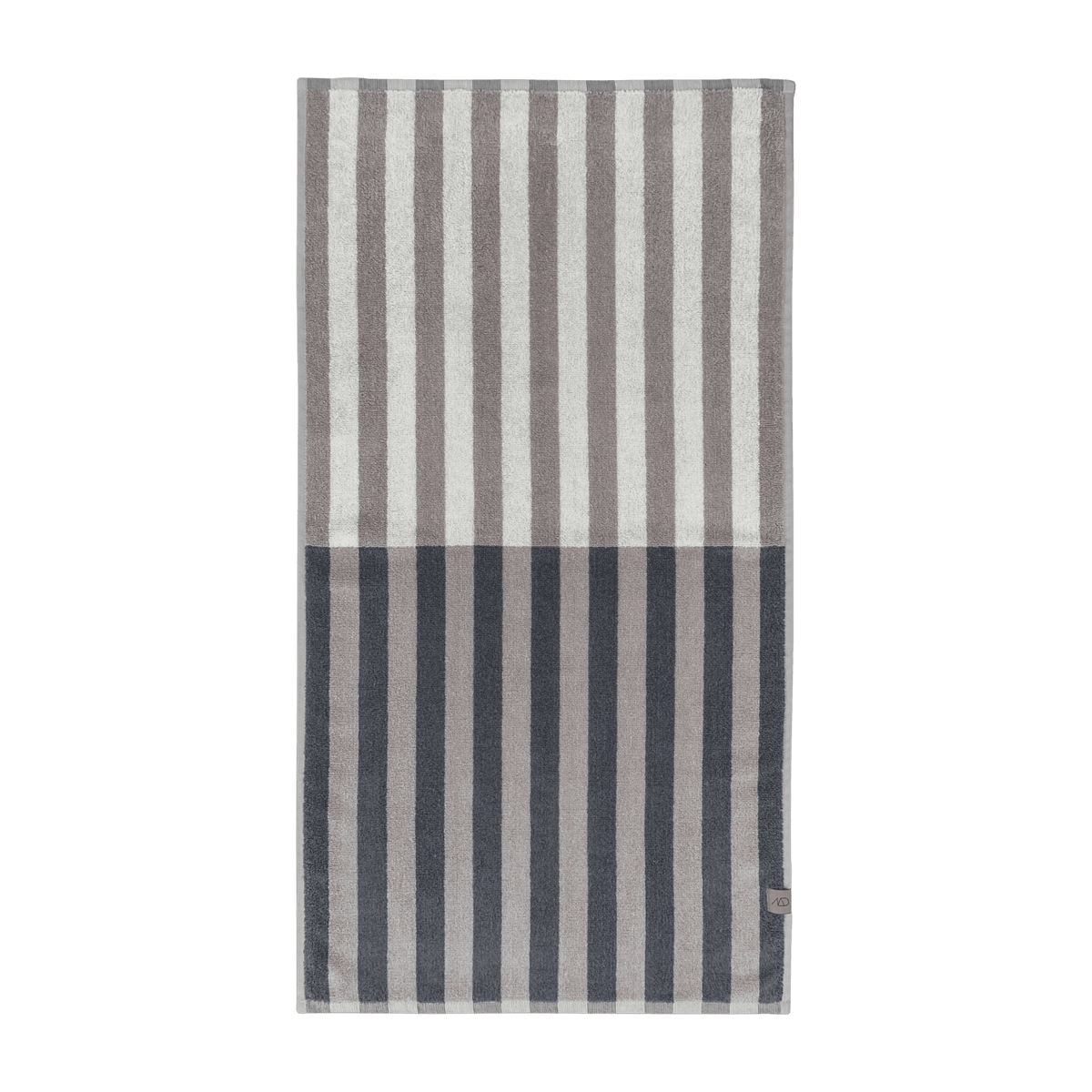 Serviette de toilette rayée 70 x 133 cm Discorder - Mette Ditmer - The Cool Republic