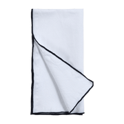 Serviette en coton lavé blanche 45 x 45 cm - The Cool Republic - The Cool Republic